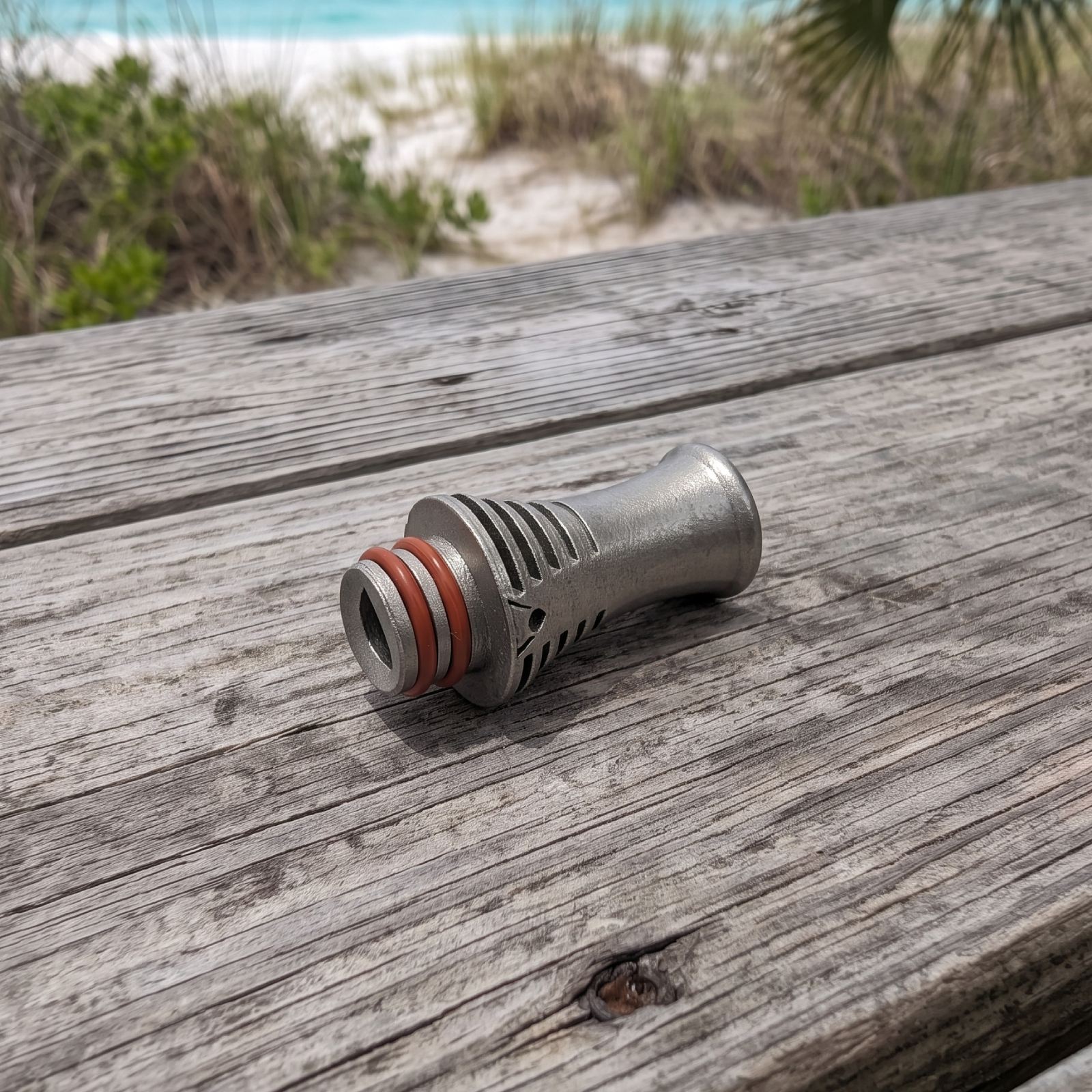 Fintwist Mouthpiece, 3D printed in 316 Stainless steel
